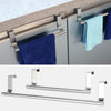 2 Size Towel Racks Over Kitchen Cabinet Door Towel Rack Bar Hanging Holder Bathroom  Shelf Rack Home Organizer Long Wall Hook