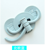 Creative cute elephant glue hook kitchen bathroom multi-purpose strong viscose seamless wall free nail hook